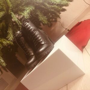 Cinderella Black Heeled Boots